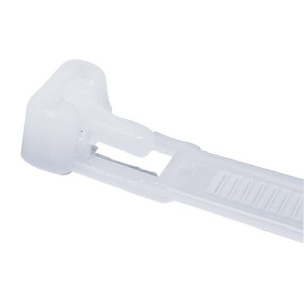 Main product image for Cable Ties 7-1/2" Natural Releasable 100 Pcs. 080-850